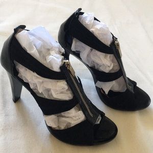 Michael Kors Black High Heel Zip Shoe